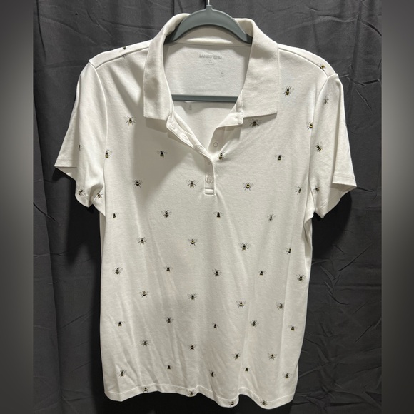 Lands End Honey Bee Polo Shirt - Picture 1 of 3